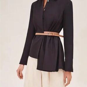 ALEXIS Burke Top in Black